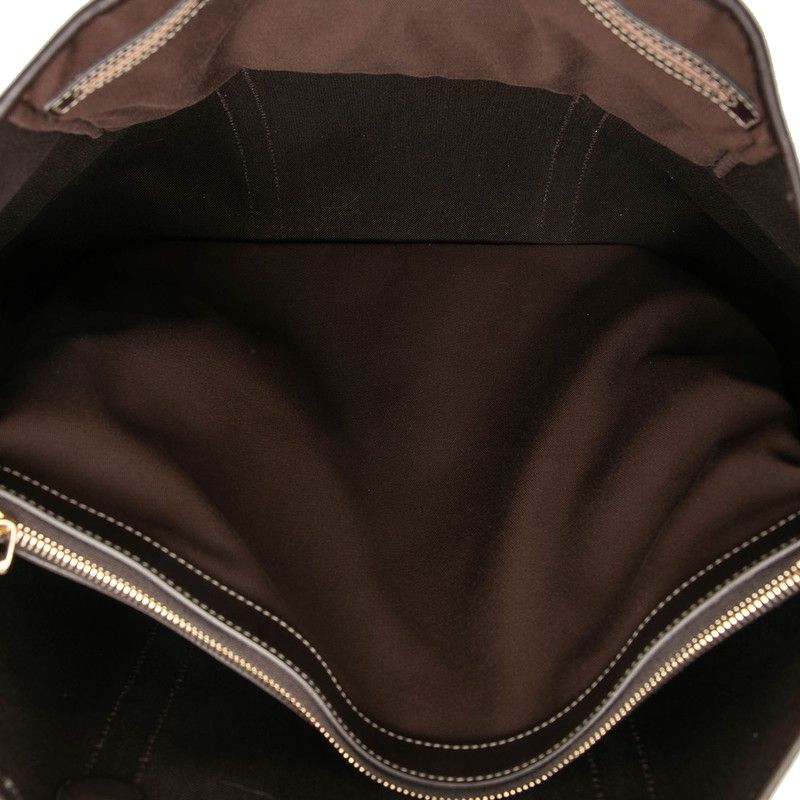 Gucci GG Supreme Tote Beige Brown Leather — view 4