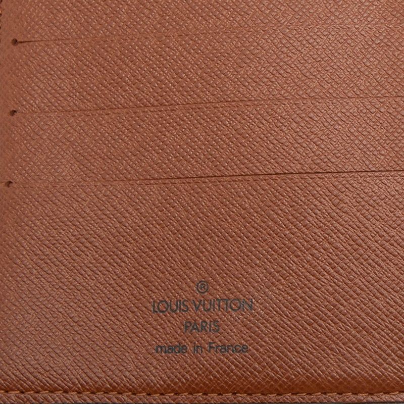 Louis Vuitton Monogram Portefeuille Marco Bifold Wallet Brown Leather — view 5