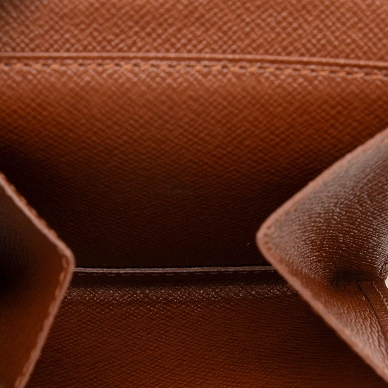 Louis Vuitton Monogram Portefeuille Marco Bifold Wallet Brown Leather — view 4