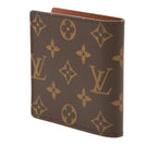 Louis Vuitton Monogram Portefeuille Marco Bifold Wallet Brown Leather — view 2