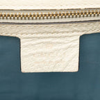 Gucci Sylvie Bi-&star Sherry Line Shoulder Bag Ivory Gold Leather — view 5