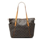 Louis Vuitton Monogram Totally Tote / Shoulder Bag Brown Leather