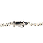 Hermes Book le Cellier Inflexible Necklace 46 Silver — view 3