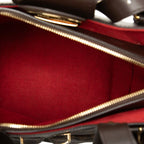 Louis Vuitton Damier Sistine PM Shoulder Bag Brown Leather — view 4