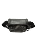 Bottega Veneta Perforated Waist Bag Black Leather
