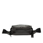 Bottega Veneta Perforated Waist Bag Black Leather — view 3