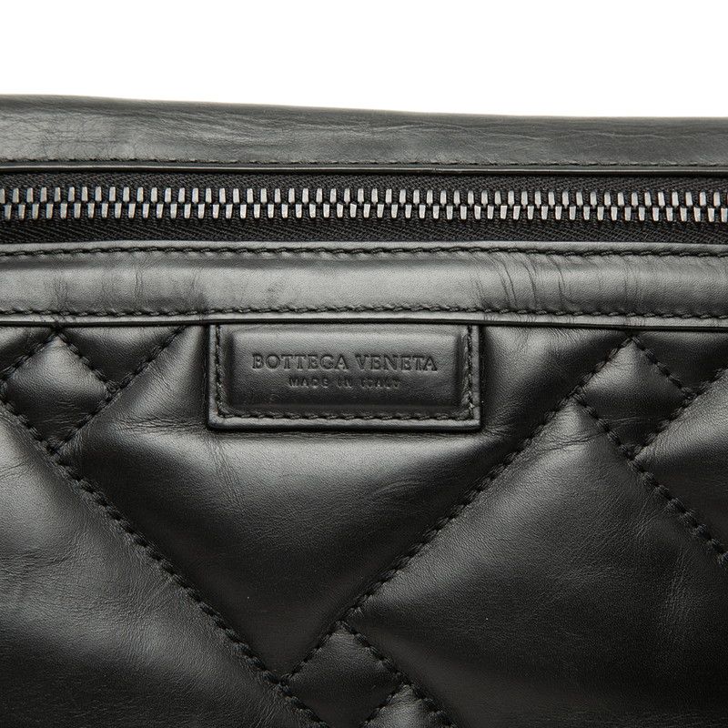 Bottega Veneta Perforated Waist Bag Black Leather — view 5