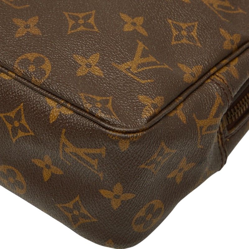Louis Vuitton Monogram Trousse Toilette 28 Clutch Brown — view 4