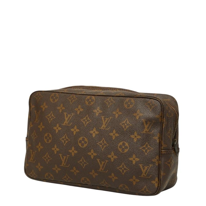 Louis Vuitton Monogram Trousse Toilette 28 Clutch Brown — view 2