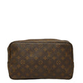 Louis Vuitton Monogram Trousse Toilette 28 Clutch Brown