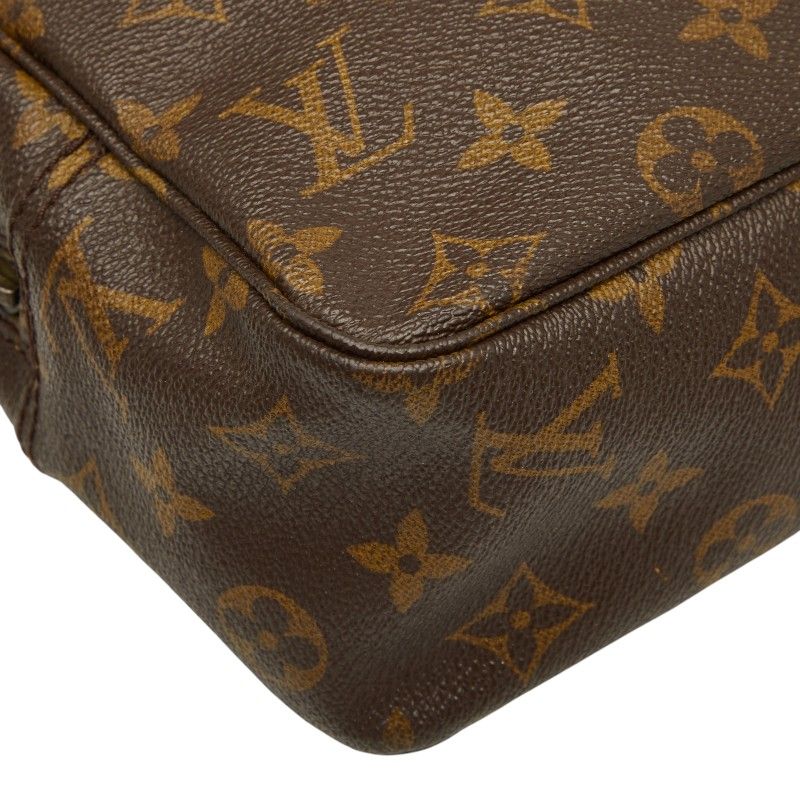 Louis Vuitton Monogram Trousse Toilette 28 Clutch Brown — view 5
