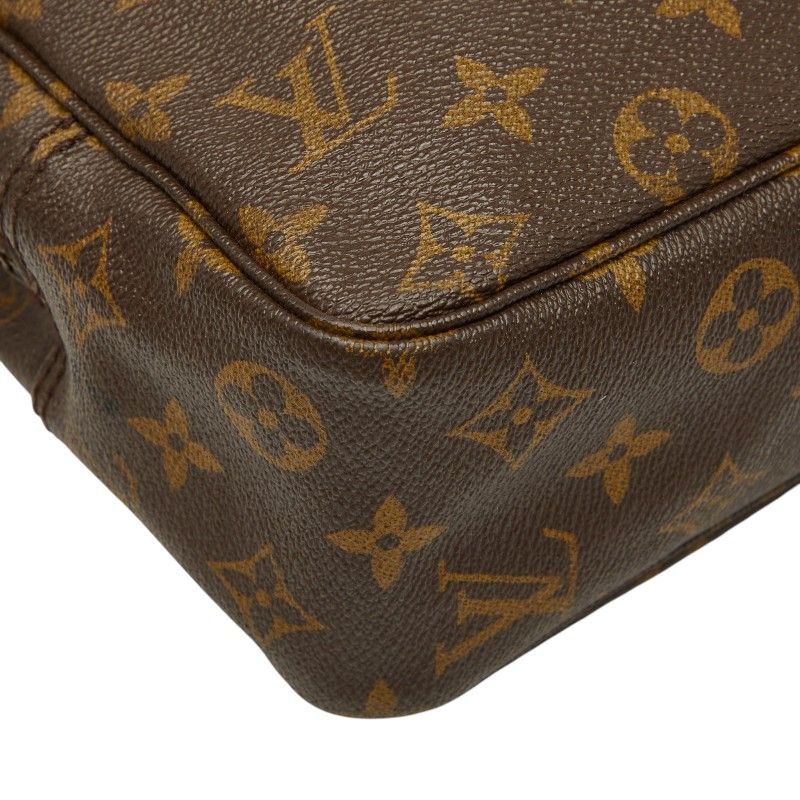 Louis Vuitton Monogram Trousse Toilette 28 Clutch Brown — view 7