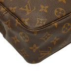 Louis Vuitton Monogram Trousse Toilette 28 Clutch Brown — view 7