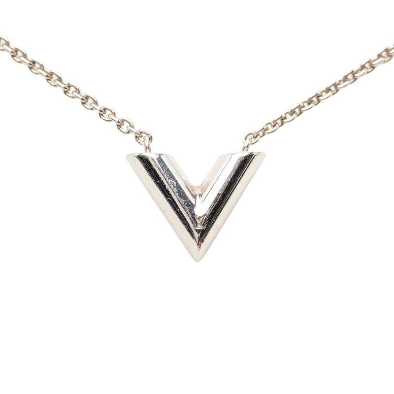 Louis Vuitton Essential Pendant Silver Metal — view 2