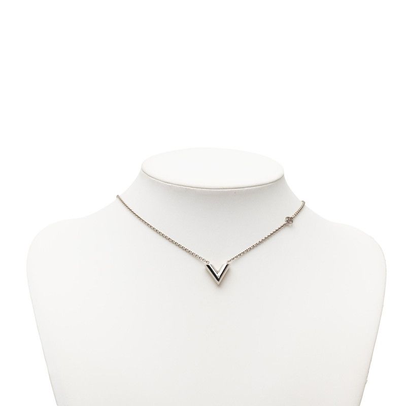 Louis Vuitton Essential Pendant Silver Metal — view 8