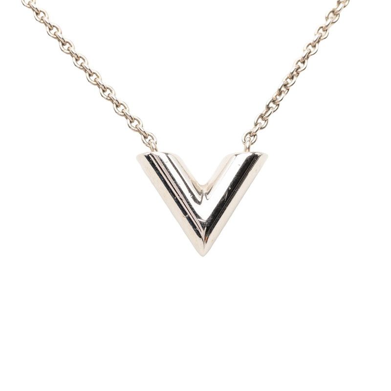 Louis Vuitton Essential Pendant Silver Metal — view 3