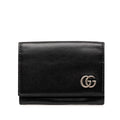 Gucci GG Marmont Card Case Black Leather