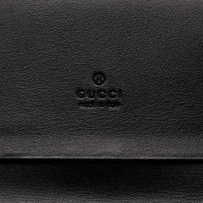 Gucci GG Marmont Card Case Black Leather — view 6