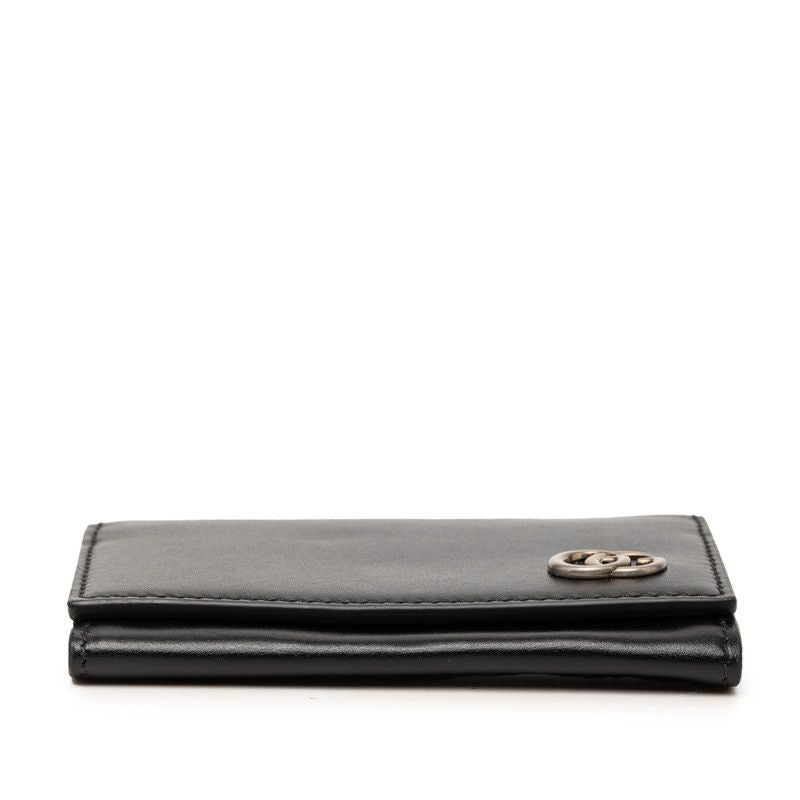 Gucci GG Marmont Card Case Black Leather — view 3