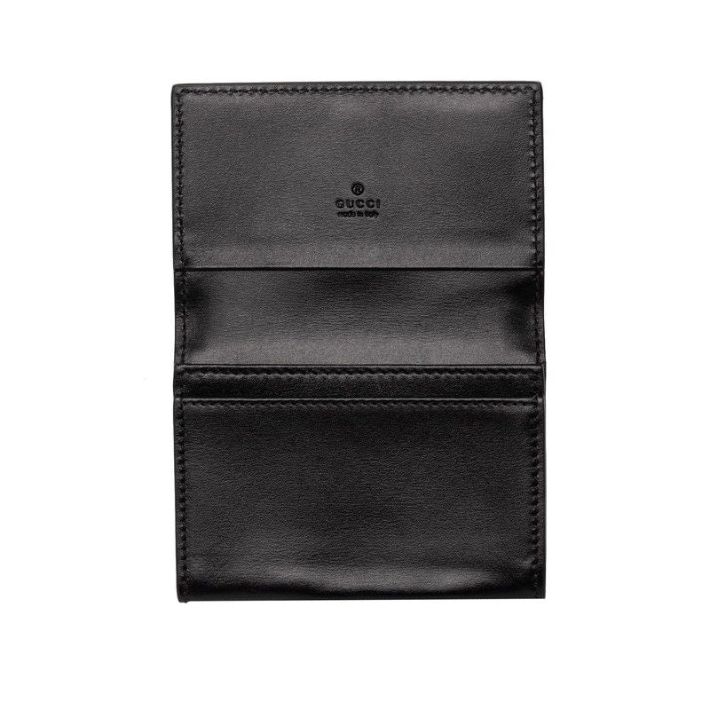Gucci GG Marmont Card Case Black Leather — view 4