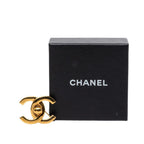 Chanel CC Logo Turnlock Motif Brooch Vintage Gold Plated — view 4