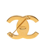 Chanel CC Logo Turnlock Motif Brooch Vintage Gold Plated — view 2