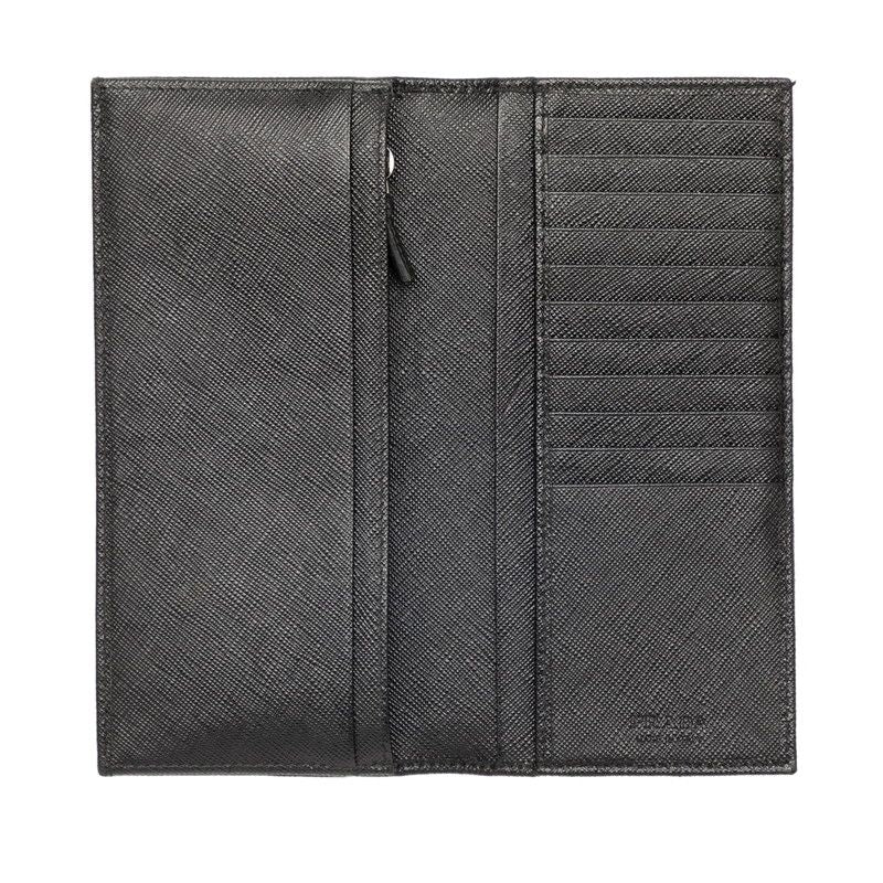 Prada Wallet Black Saffiano Leather — view 4