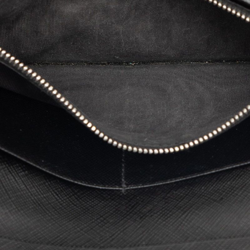 Prada Wallet Black Saffiano Leather — view 5