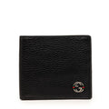 Gucci Interlocking Bifold Wallet Black Leather