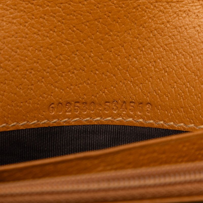 Gucci Disney Mini GG Supreme Mickey Mouse Continental Wallet Brown Leather — view 6