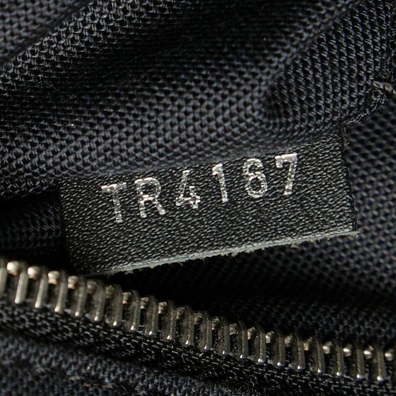 Louis Vuitton Monogram Macassar Christopher Backpack Brown Noir Black Leather — view 8