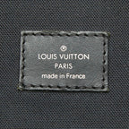 Louis Vuitton Monogram Macassar Christopher Backpack Brown Noir Black Leather — view 7