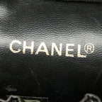 Chanel CC Logo Vanity Bag Black Caviar Leather — view 9