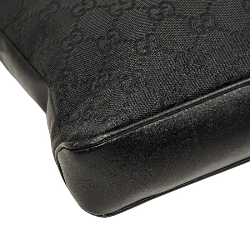 Gucci GG Canvas Crossbody Shoulder Bag Black — view 5
