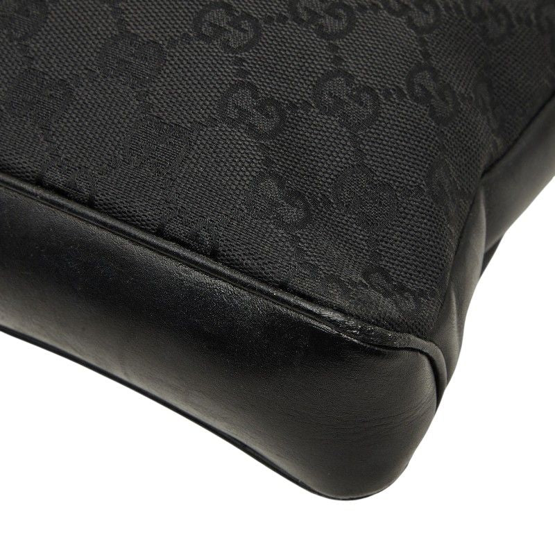 Gucci GG Canvas Crossbody Shoulder Bag Black — view 6