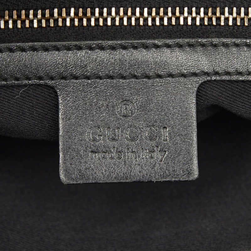 Gucci GG Canvas Crossbody Shoulder Bag Black — view 9