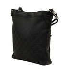 Gucci GG Canvas Crossbody Shoulder Bag Black — view 2