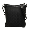 Gucci GG Canvas Crossbody Shoulder Bag Black