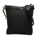 Gucci GG Canvas Crossbody Shoulder Bag Black