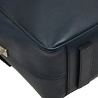 Prada Briefcase Business Navy Saffiano Leather 1 — view 5