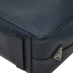 Prada Briefcase Business Navy Saffiano Leather 1 — view 4