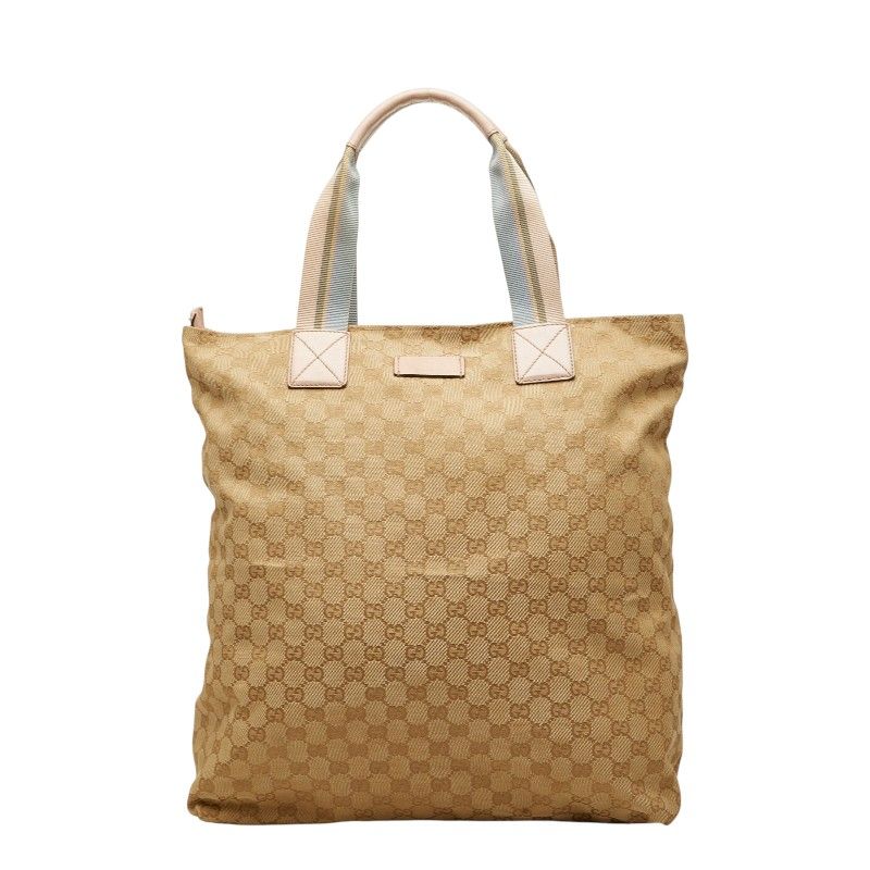 Gucci GG Canvas Tote Beige Pink