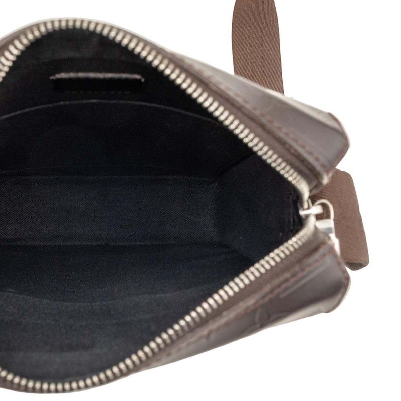 Louis Vuitton Monogram Glace Bobbi Crossbody Shoulder Bag Cafe Brown Leather — view 4
