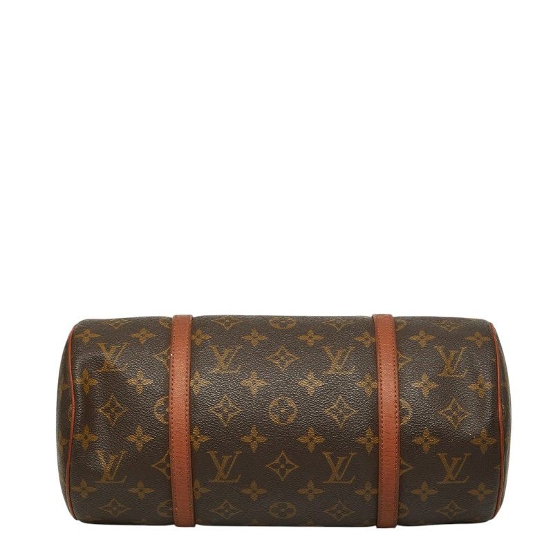 Louis Vuitton Monogram Papillon 30 Handbag Brown Leather — view 3