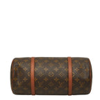 Louis Vuitton Monogram Papillon 30 Handbag Brown Leather — view 3