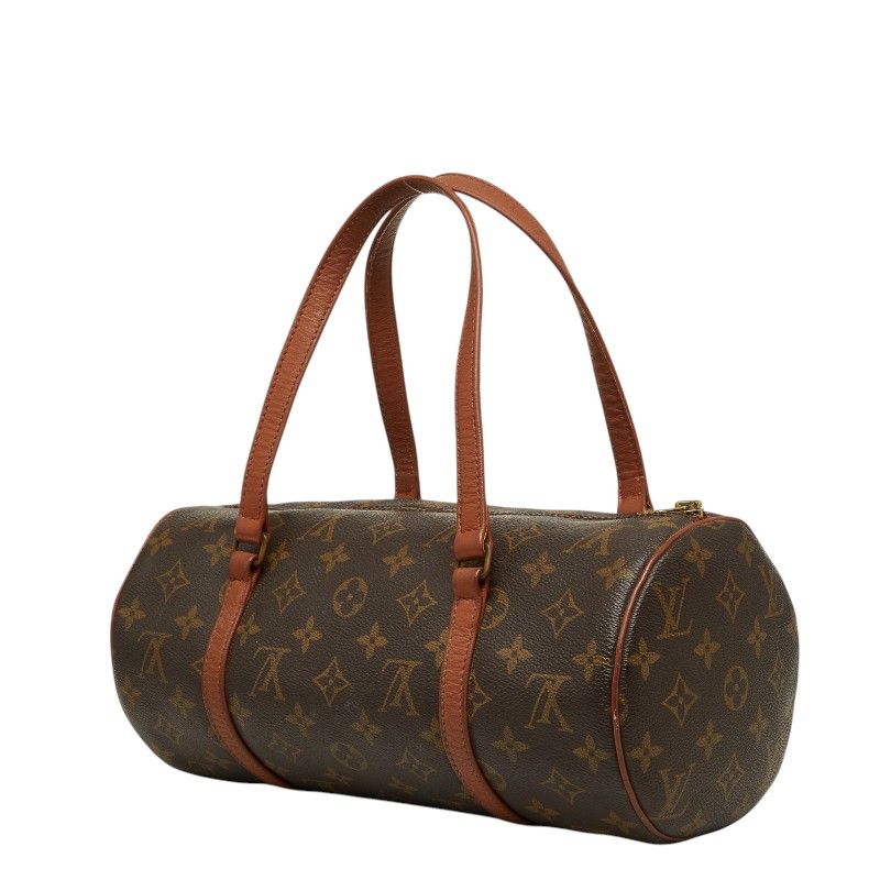 Louis Vuitton Monogram Papillon 30 Handbag Brown Leather — view 2