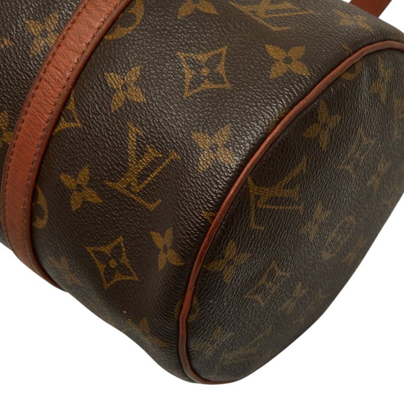 Louis Vuitton Monogram Papillon 30 Handbag Brown Leather — view 6