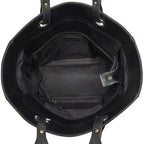 Chanel CC Logo Paris Biarritz Tote Black Leather — view 8
