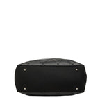 Chanel CC Logo Paris Biarritz Tote Black Leather — view 3