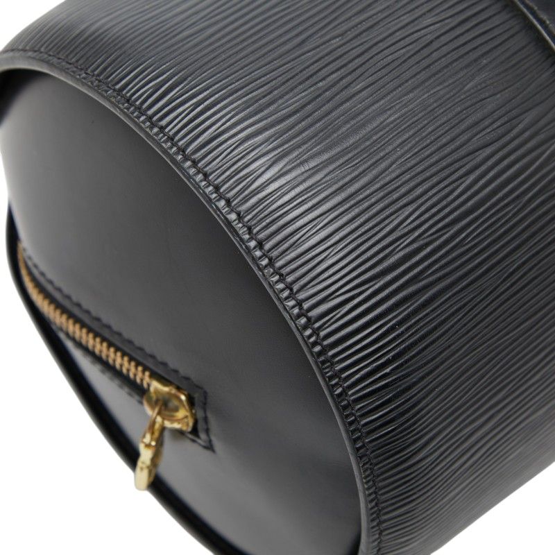 Louis Vuitton Epi Soufflot Handbag Noir Black Leather — view 5